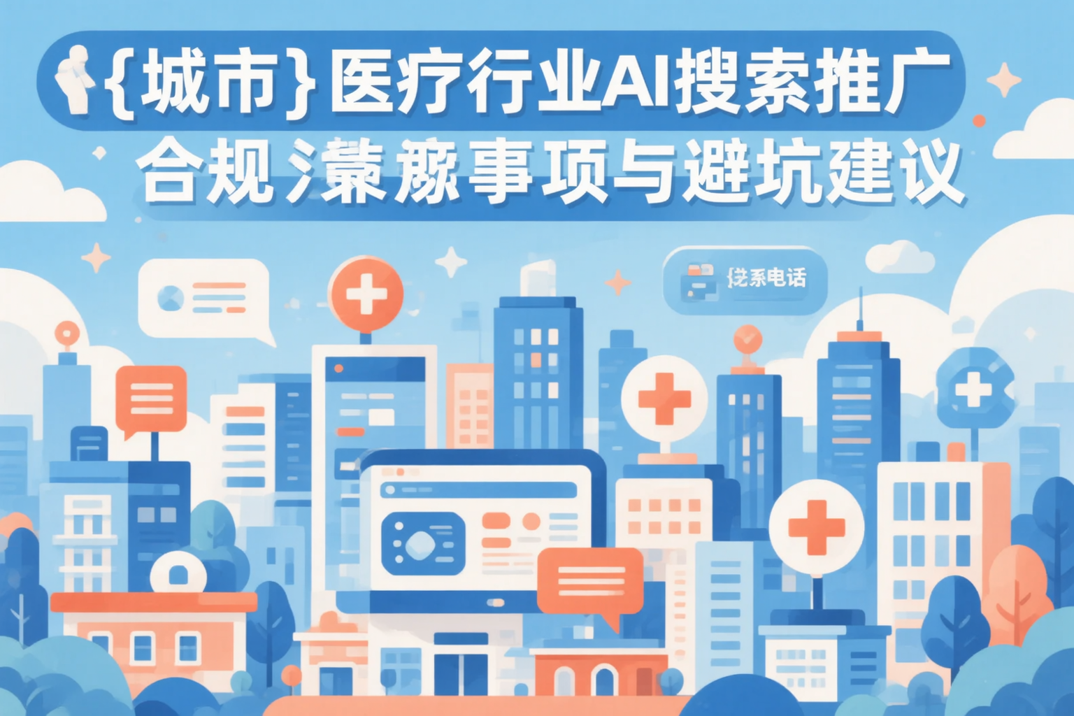 广元医疗行业AI搜索推广合规注意事项与避坑建议