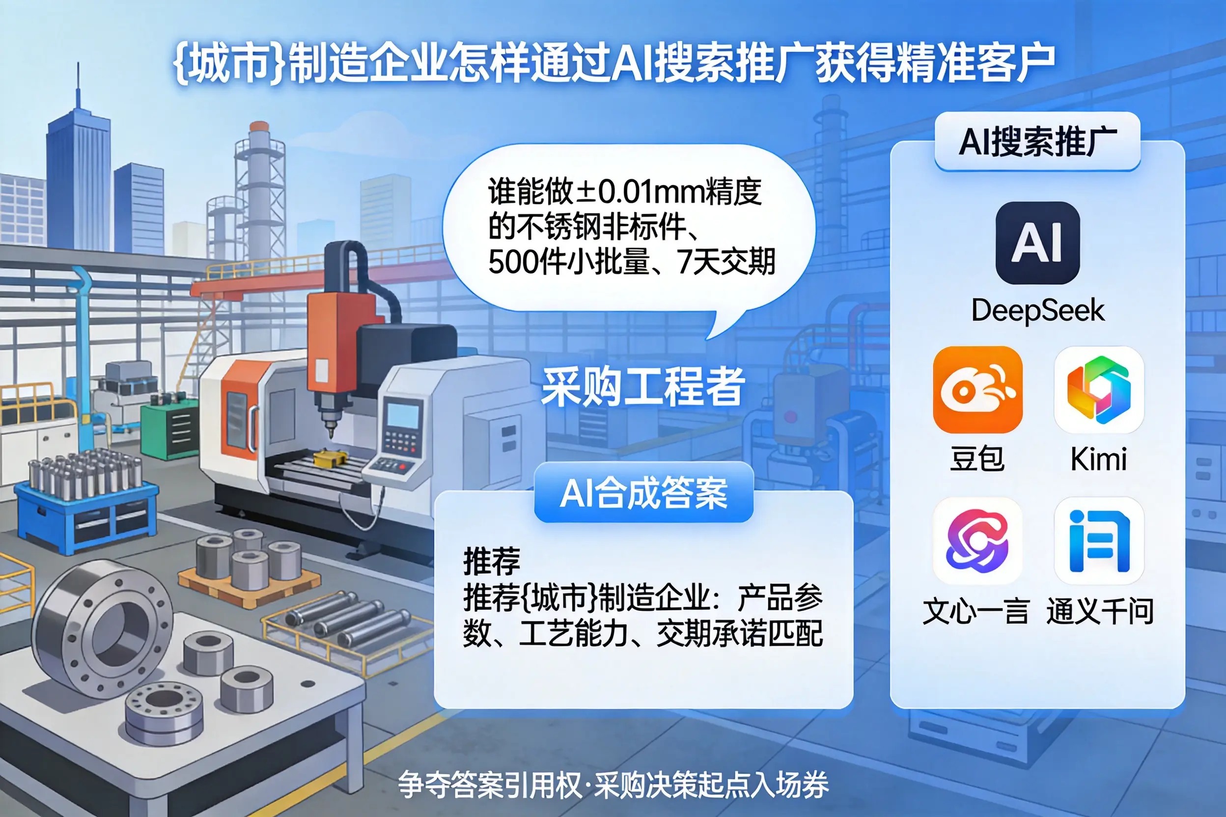 广元制造企业怎样通过AI搜索推广获得精准客户