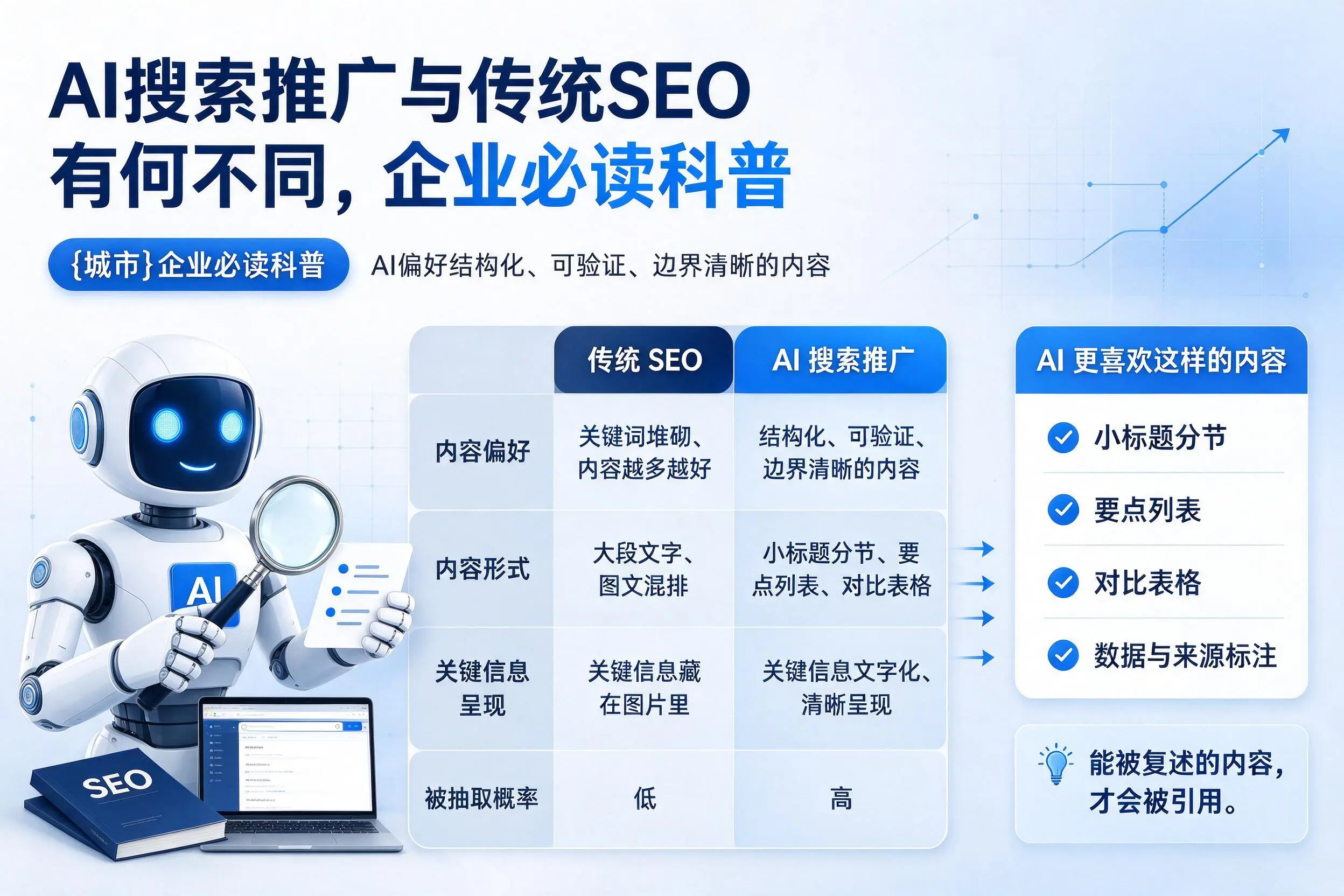 AI搜索推广与传统SEO有何不同，广元企业必读科普